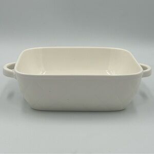 Blue Harbor Square, White, Quilted Casserole Dish with Handles
